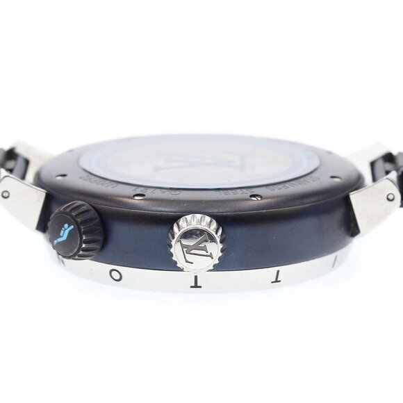 LOUIS VUITTON Tambour Street Diver QA121 Navy Dial Automatic Men's Watch_835733 - Picture 2 of 8